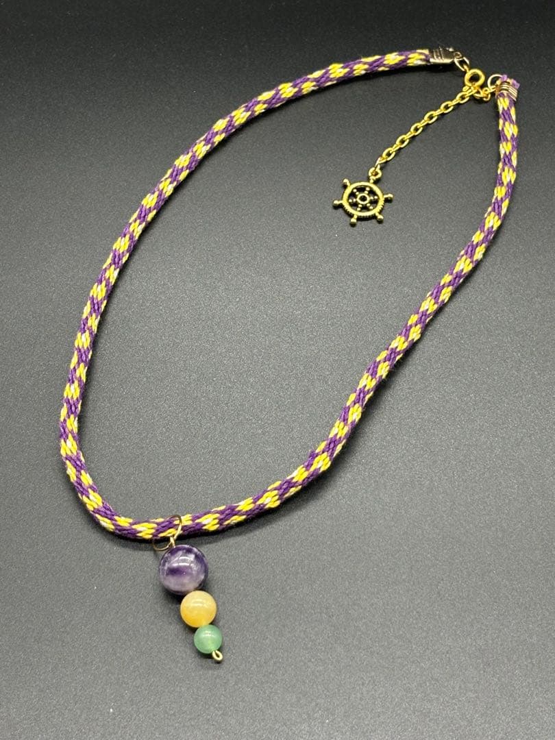 ハンドメイド ネックレスとイヤリングセット