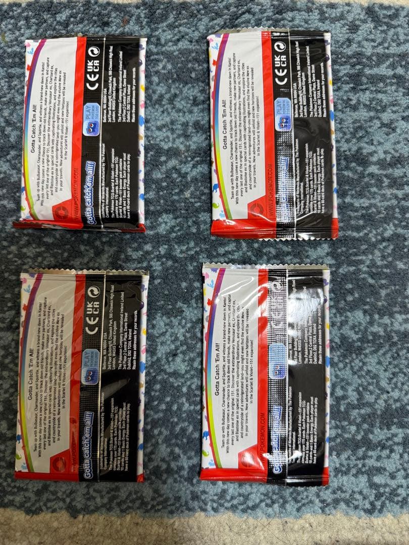 Pokemon TCG 151 Booster Pack 151未開封4パック