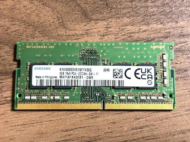 Samsung 8GB✖２　DDR4 2666MHZ, 260 PIN
