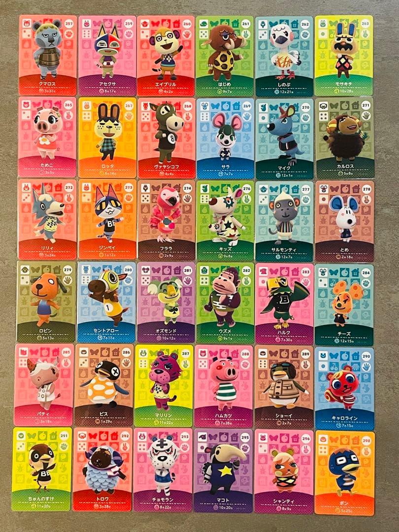 どうぶつの森 amiiboカード 第3弾 バラ売り可