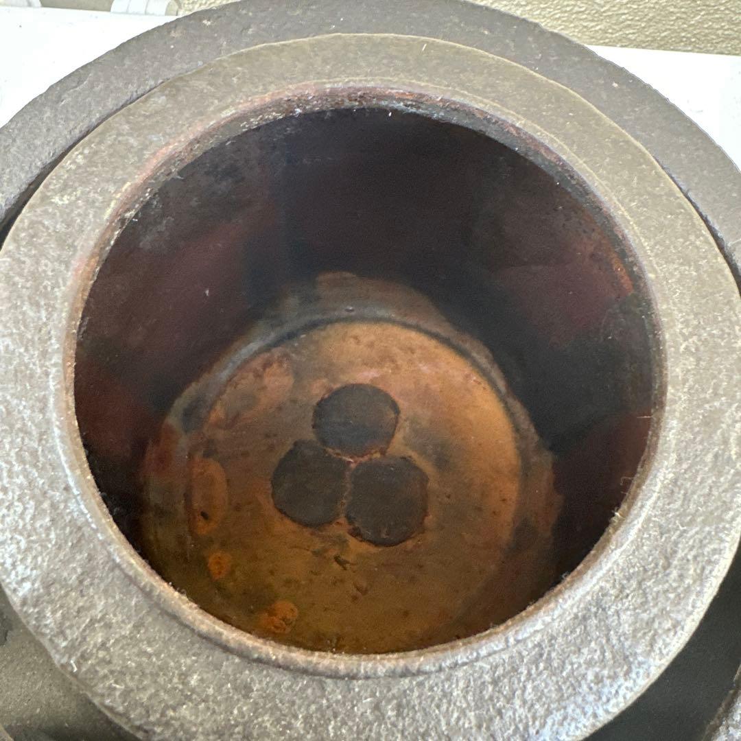【茶道具／釜／風炉】風炉釜　筒釜