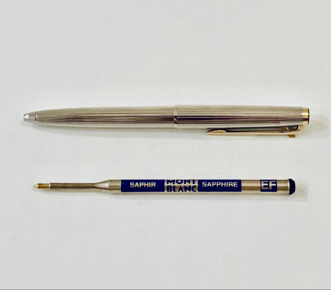 超希少！◆モンブラン 銀張りボールペン♯2829 1970s MONTBLANC
