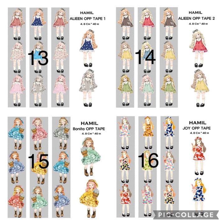No.14【残り3枚】hamil ハミル ドールペーパー おまけつき