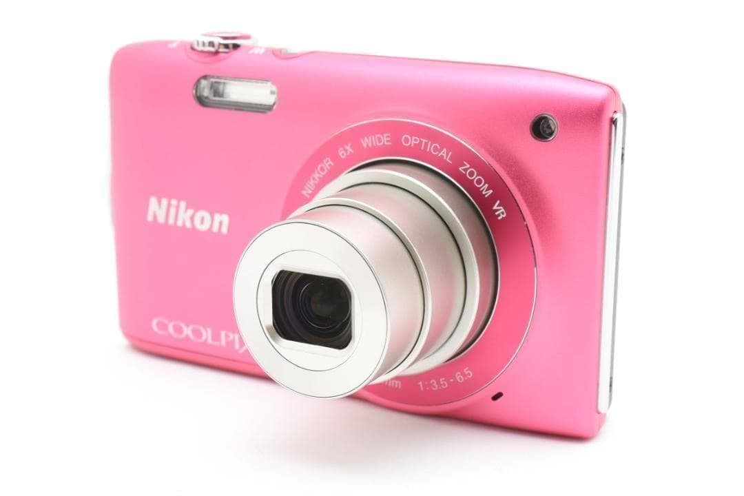 【美品】 ニコン Nikon COOLPIX S3300 ピンク #012