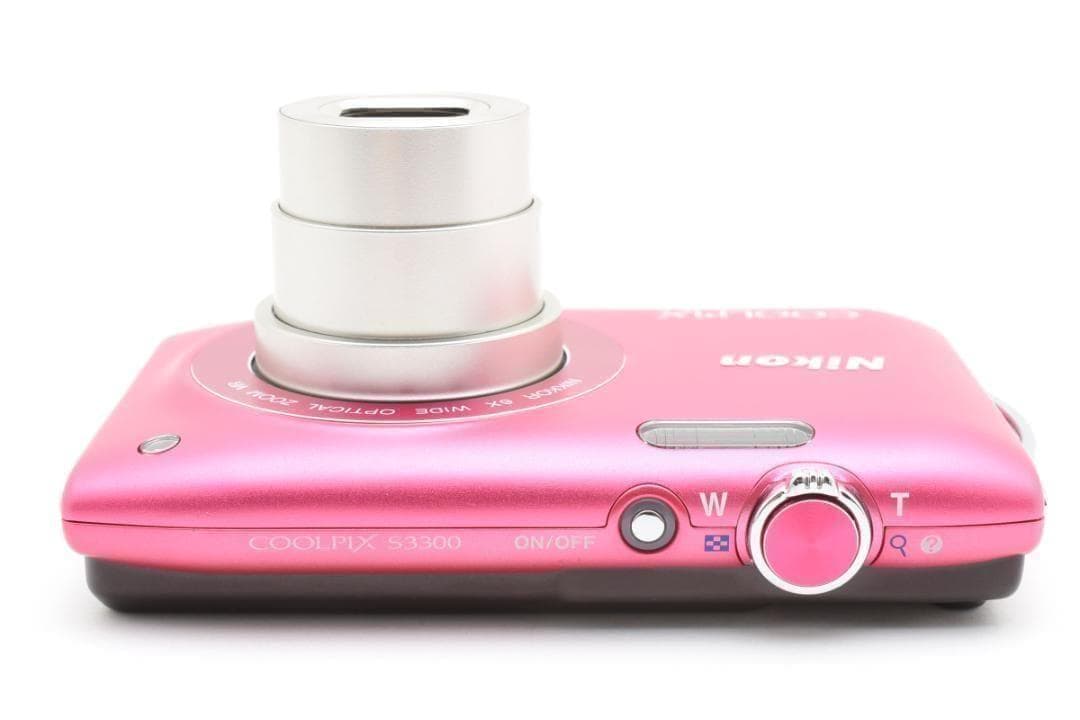 【美品】 ニコン Nikon COOLPIX S3300 ピンク #012