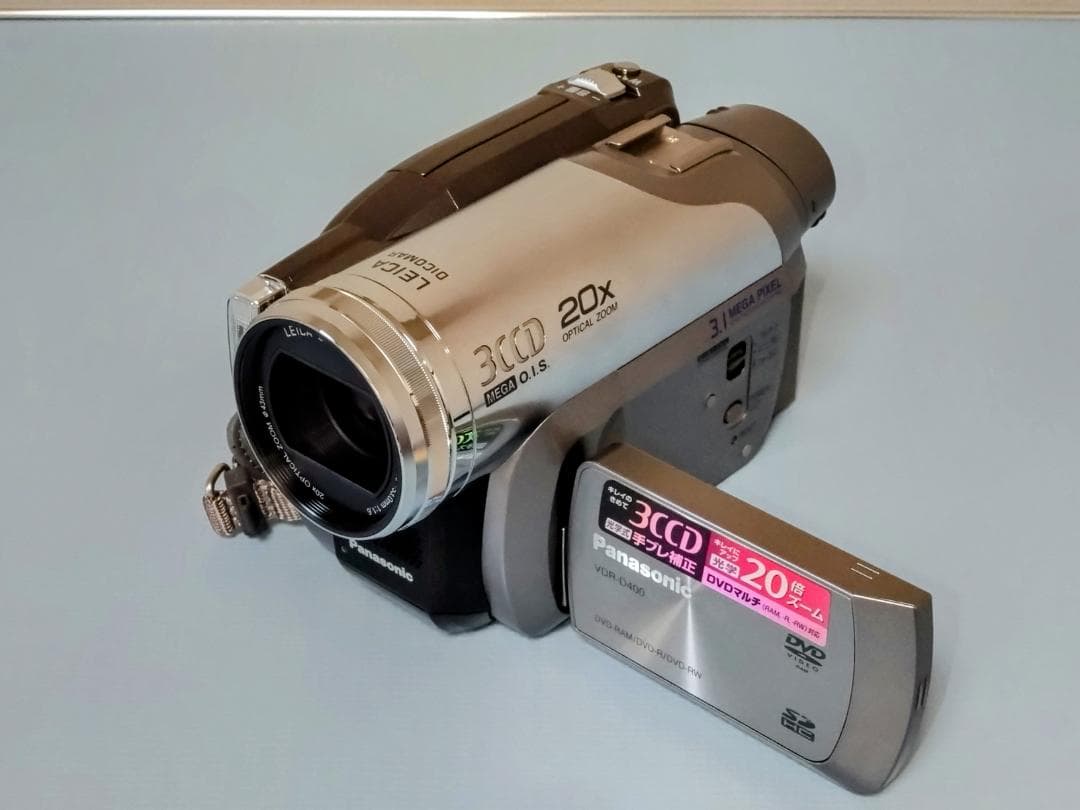 【極美品】パナソニック VDR-D400-S 光学20倍ライカレンズ搭載 日本製