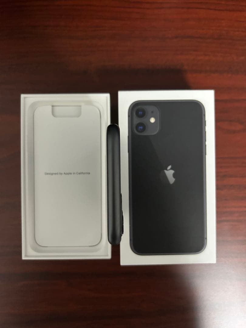 Apple iPhone 11 (BLACK) バッテリー98% ケース付き