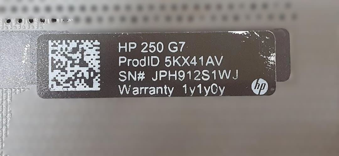 ひ*き様 80L0220-03【ジャンク】HP 250 G7 Core i5-8