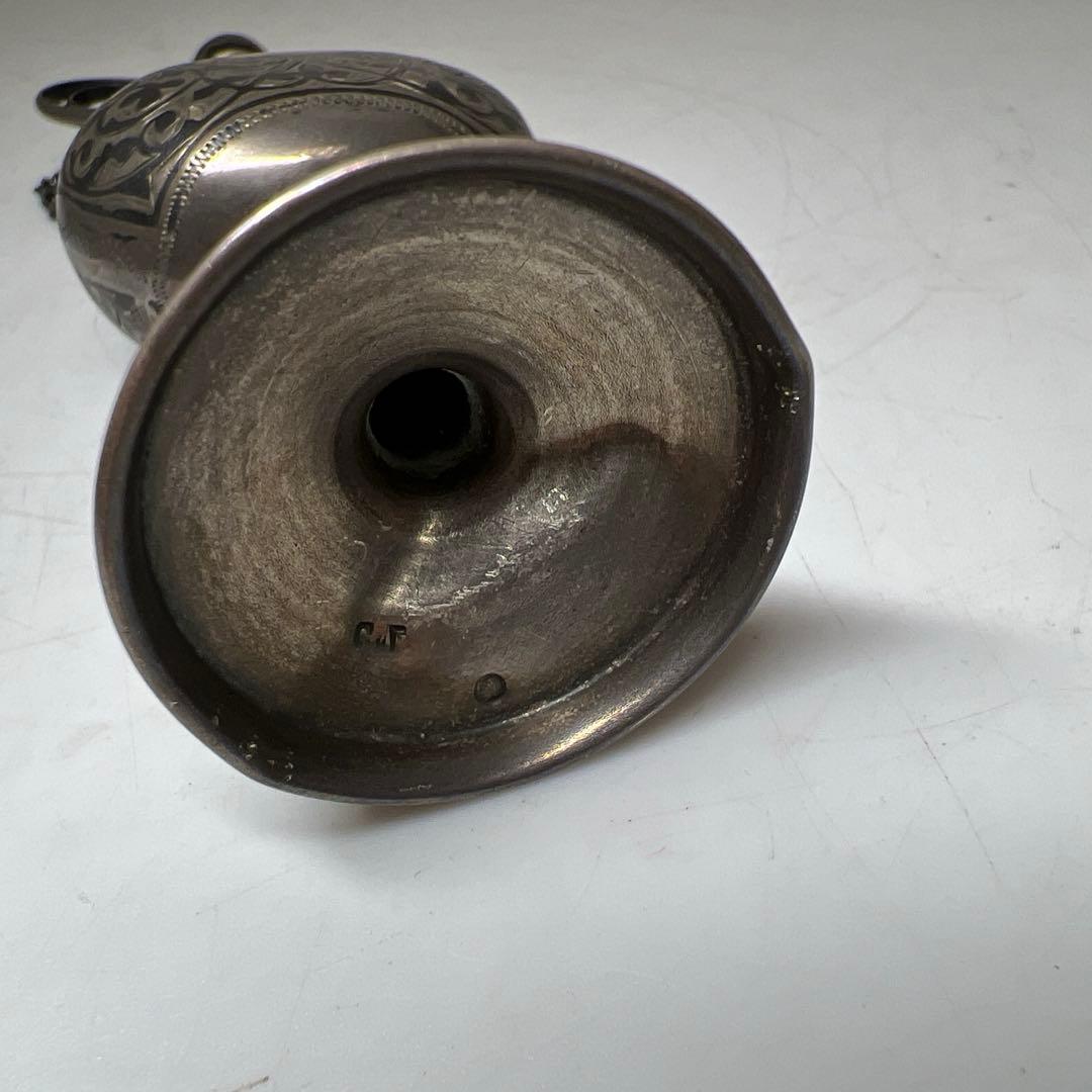 フランス　ミネルヴァ刻印　銀製水次　53g/高14.2㎝　東Y8-0217☆2F
