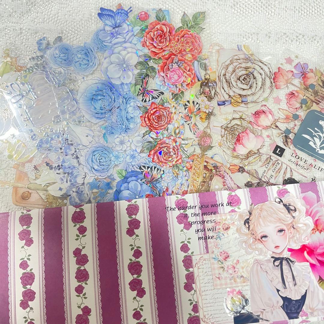 【ももさん専用①】コラージュノート&コラージュ素材100枚以上おすそ分けセット他