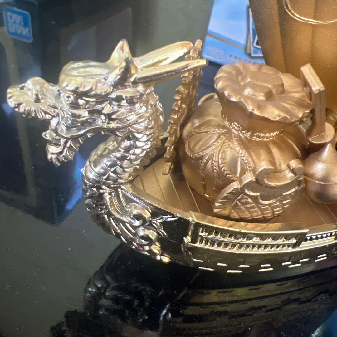 縁起物　黄金の龍　金運招福　大富豪　黄金　金メッキ　骨董品【価値確認後値上げ】