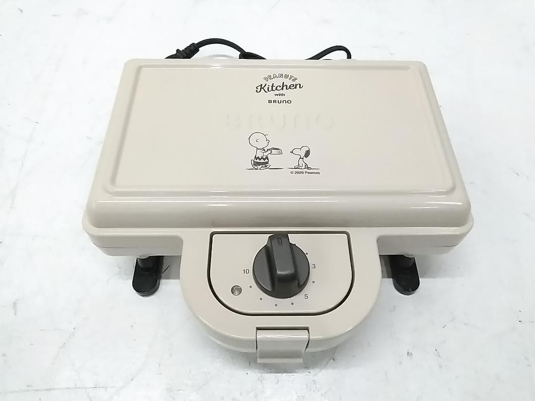ブルーノ ホットサンドメーカーダブル スヌーピー BOE069-ECRU ●