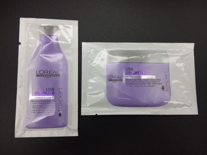 【ロレアル】リスアンリミテッド　シャンプー10ml×60・マスク15g×60