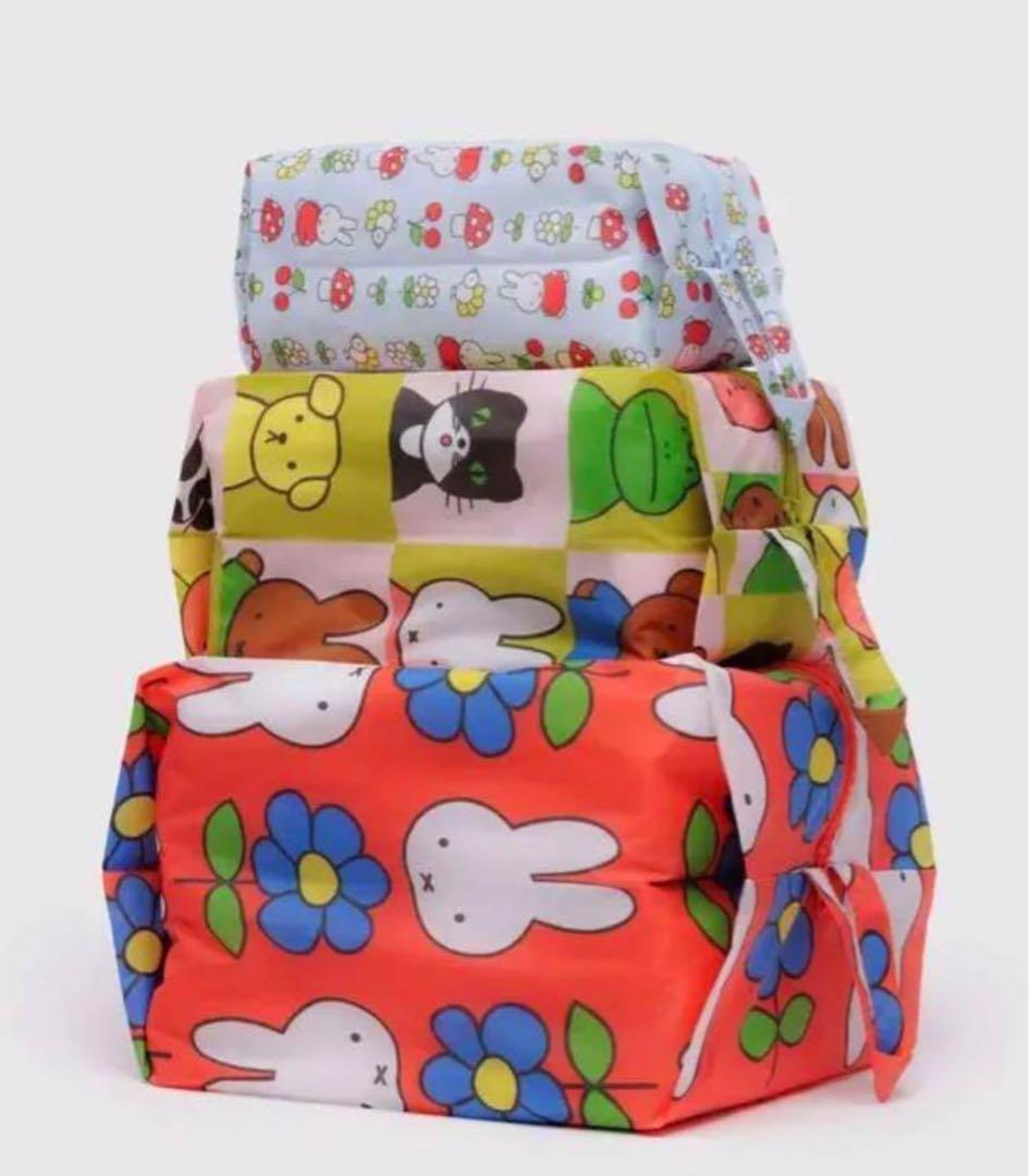 BAGGU ポーチセット ミッフィー 3D Zip Set 匿名発送