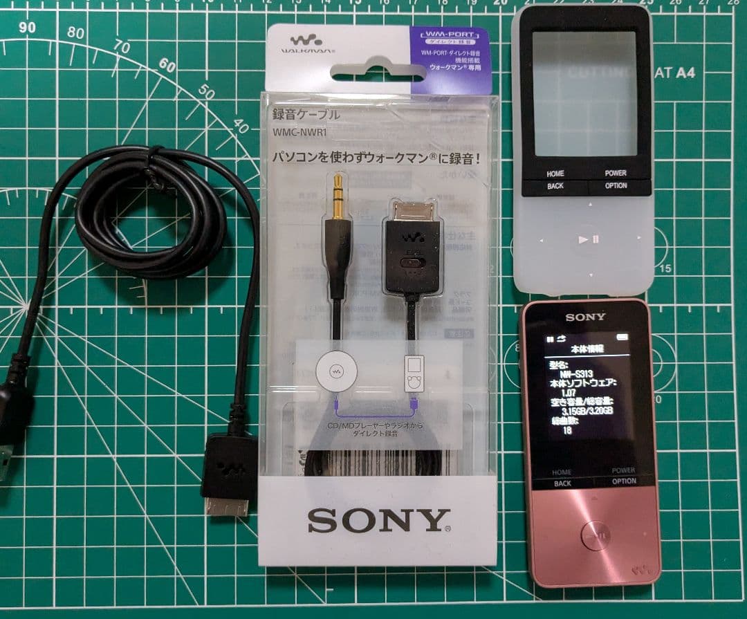 SONY ウォークマン NW-S313　フルセット
