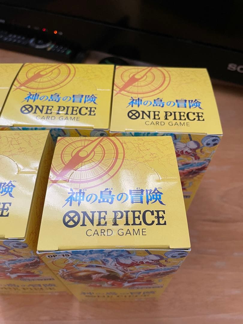 【本日発送】新品未開封ONE PIECE 神の島の冒険5box テープ付き