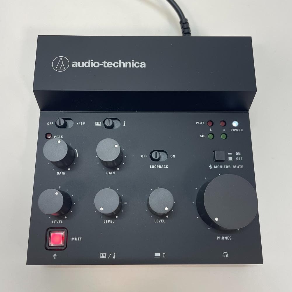 ◆audio‐technica AT‐UMX3 オーディオミキサー 02120