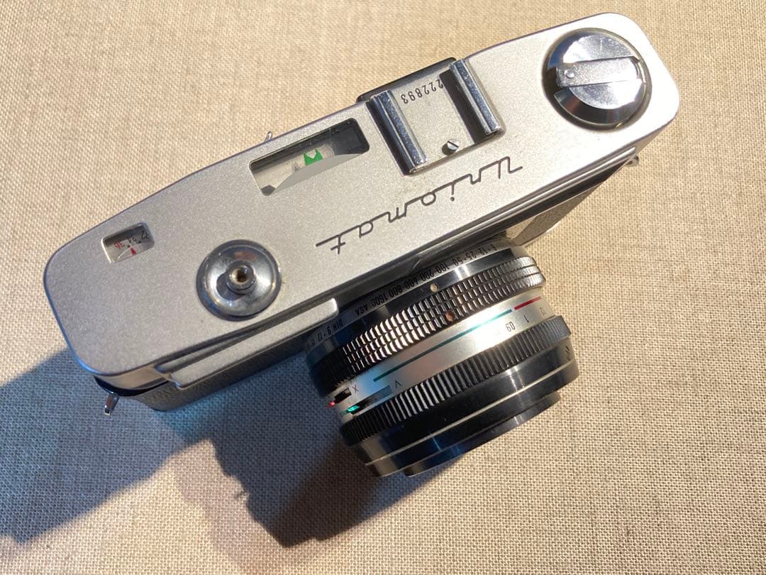 かわいい！　レトロなレンジファインダーカメラ　MINOLTA uniomat