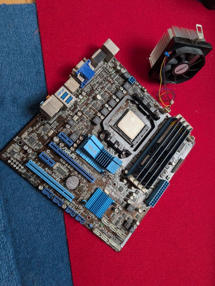 マザーボード ASUS M5A88-M EVO Athlon IIX4 605e CFD16G
