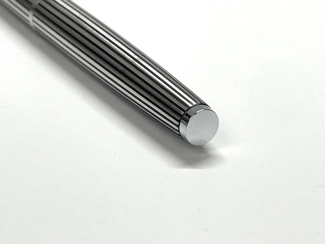 【TK】PILOT カスタム 白蝕刻 ストライプ　18kWG F パイロット