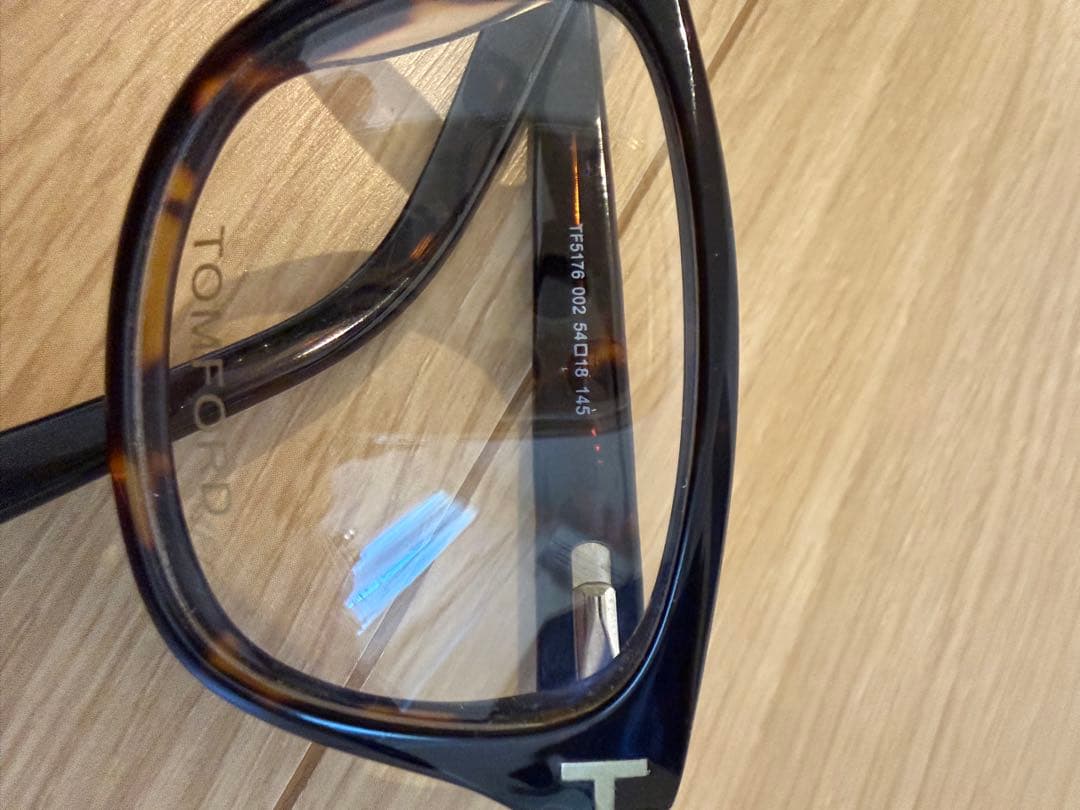 TOM FORD TF5176 ダークトートイズ メガネ