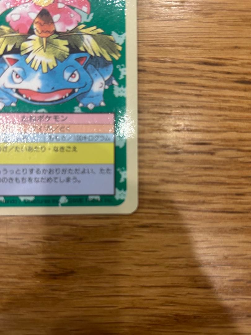 トップサン　ポケモンカード　フシギバナ　エラーカード