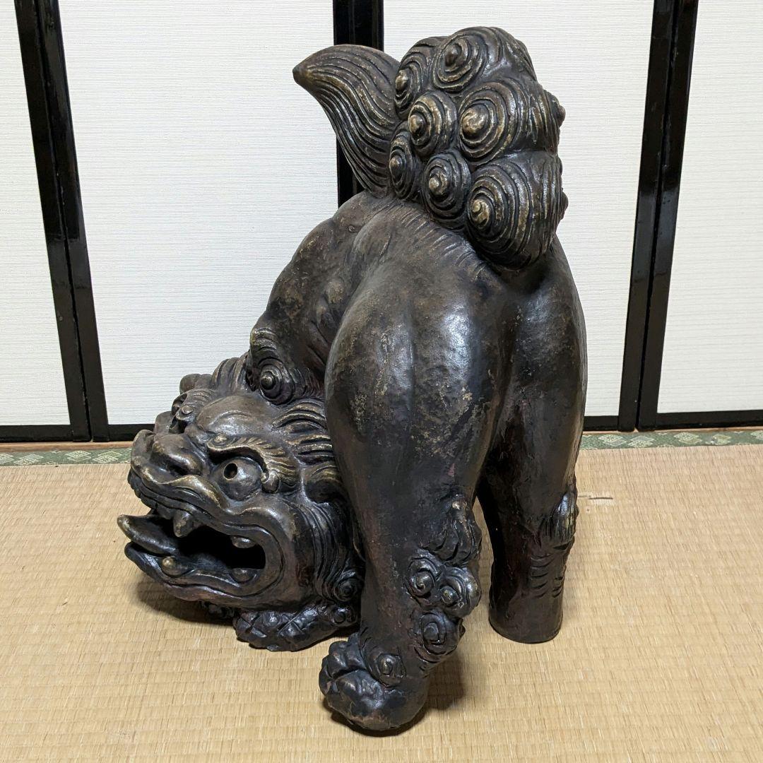 木南知加選 備前焼 獅子置物 縁起物 インテリア 魔除け 厄除け 細工物 工芸品