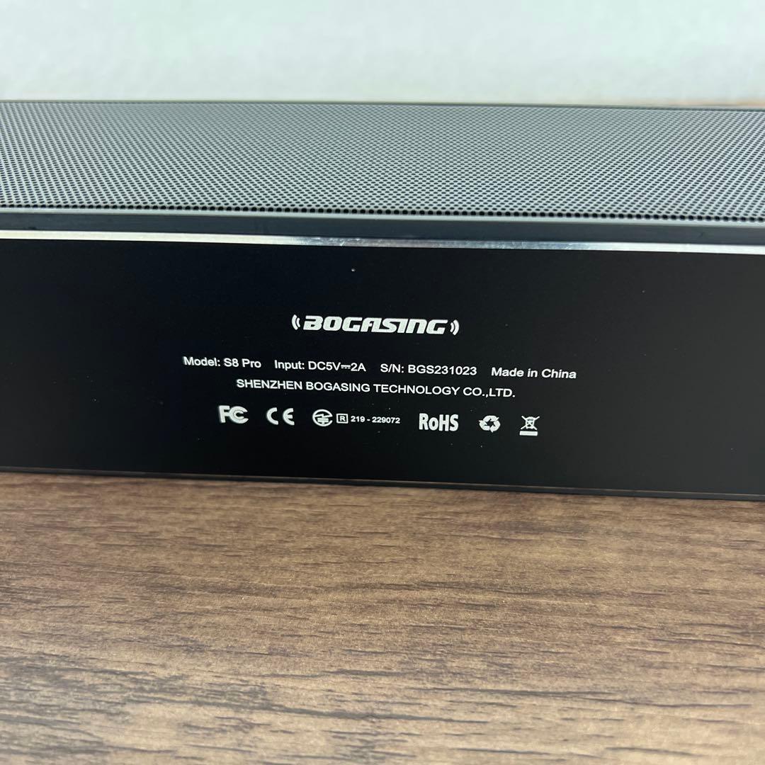 261489 BOGASING S8 Pro Bluetoothスピーカー