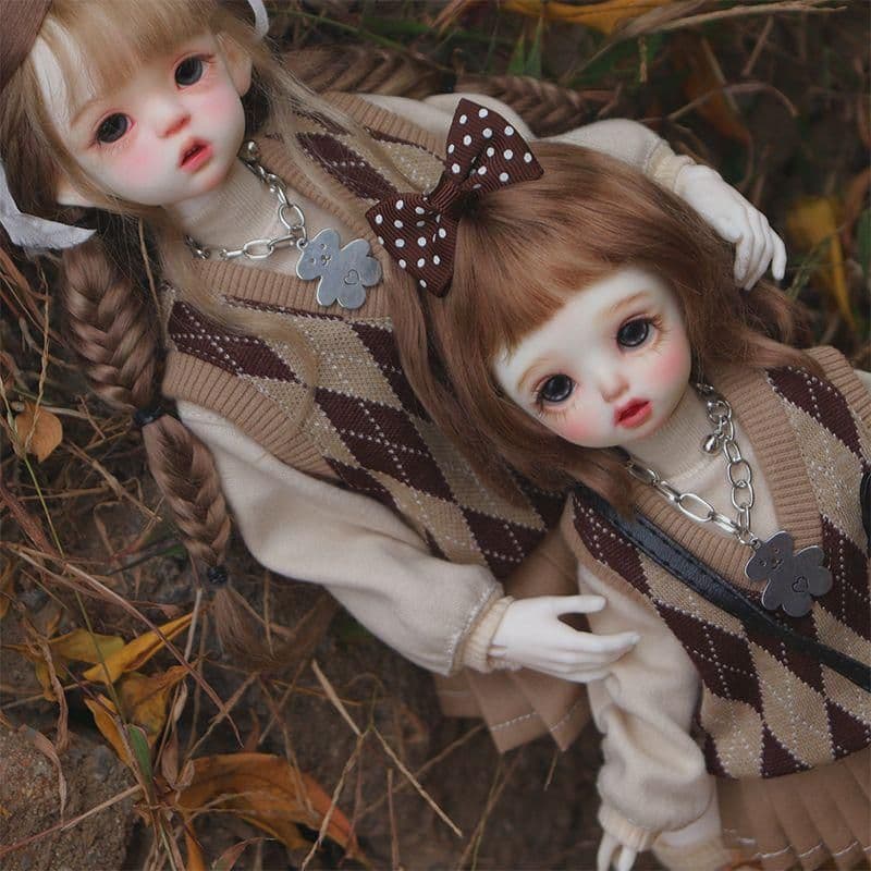 WY33 BJD 1/4 ドール 衣装 人形服 6点セット　ハンドメイド