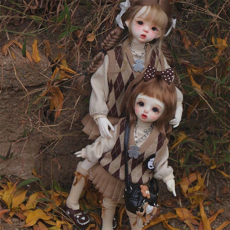 WY33 BJD 1/4 ドール 衣装 人形服 6点セット　ハンドメイド