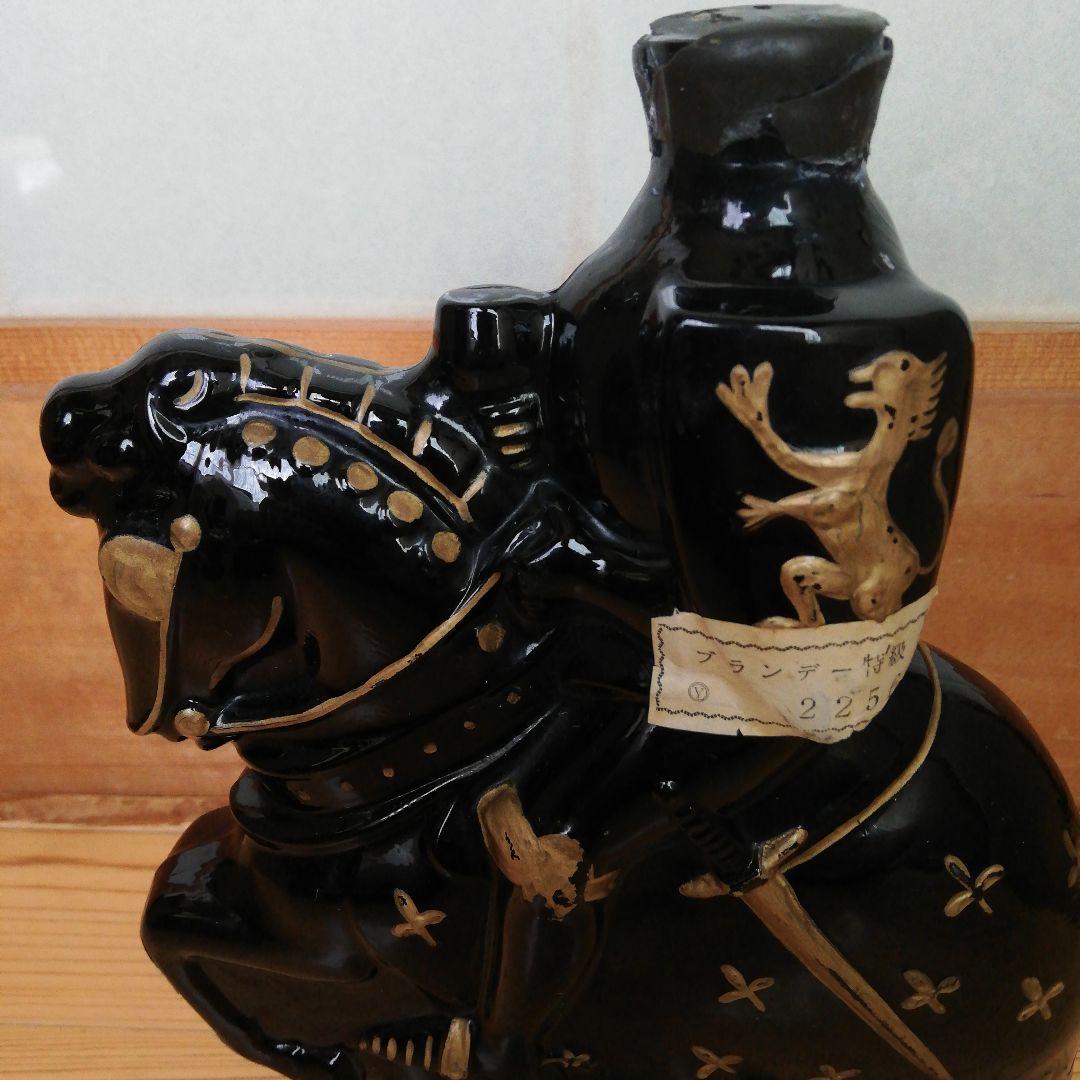 CASTAGNON Armagnac 黒陶器 騎士ボトル ２本セット