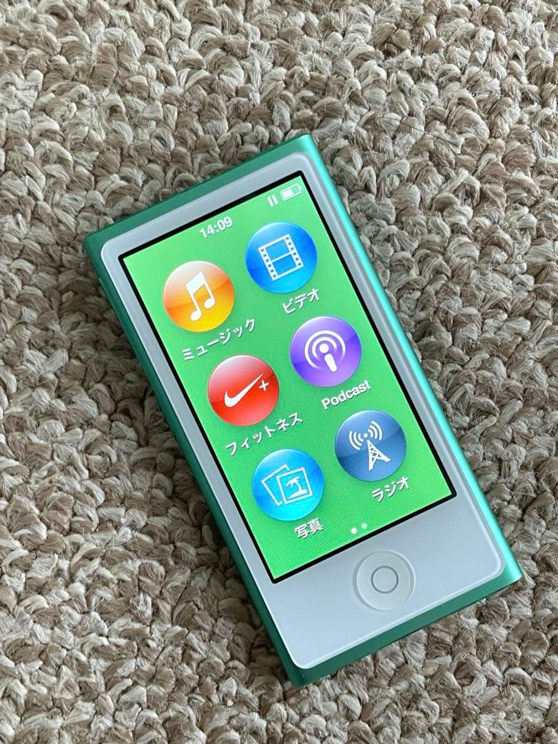 ◯動作確認済 iPod nano 第7世代 グリーン Bluetooth