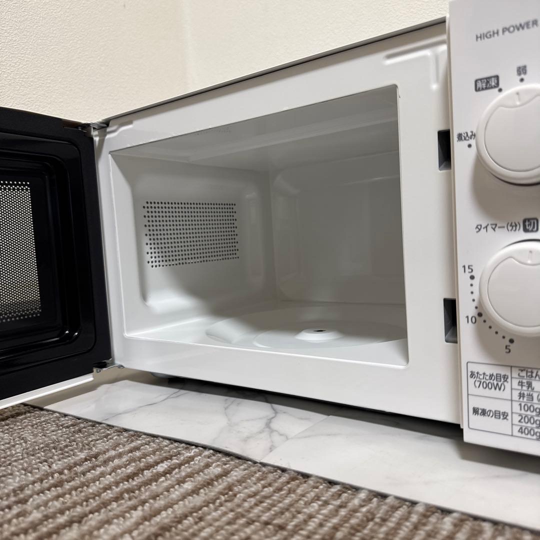 美品 アイリスオーヤマ 2021年製 単機能 電子レンジ 17L 50Hz