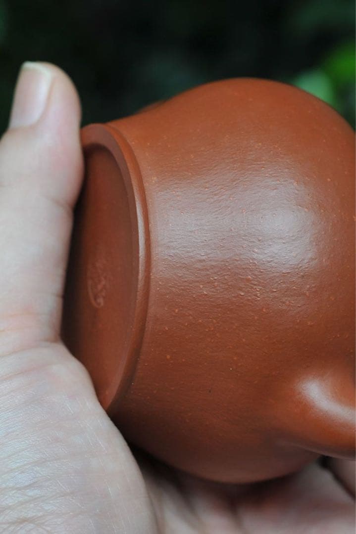朱泥製 丸型急須 茶壷 急須 紫砂壺紫砂茶器 唐物紫泥急須 紫砂壺急須