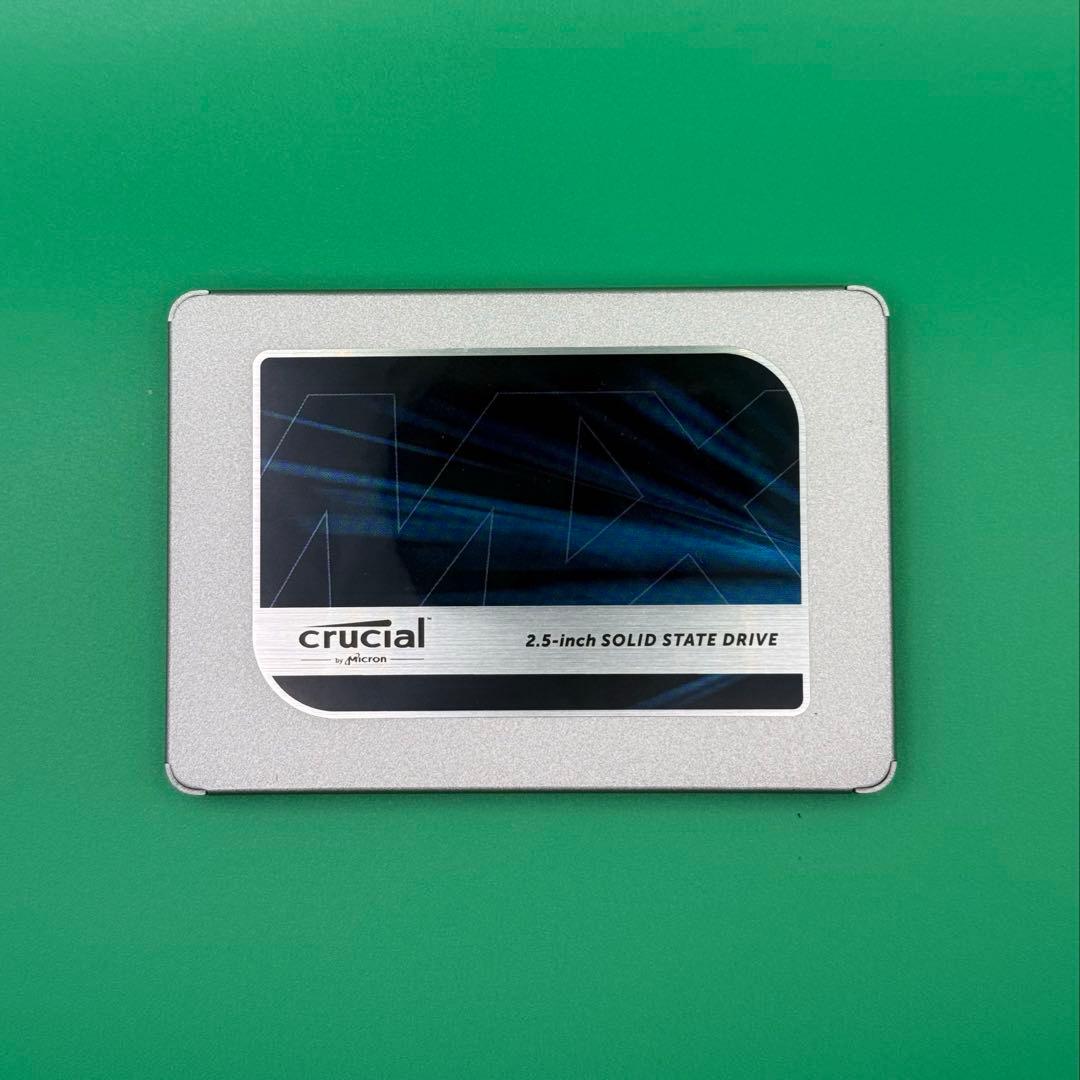crucial MX500 500GB 2.5インチSSD