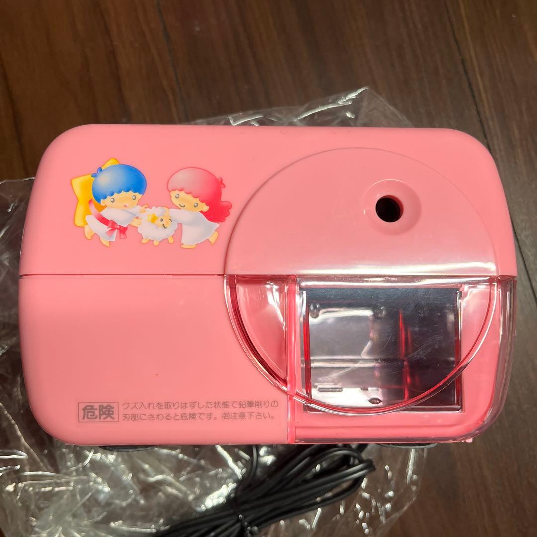 サンリオ キキララ リトルツインスターズ 鉛筆削り 電動シャープナー レトロ