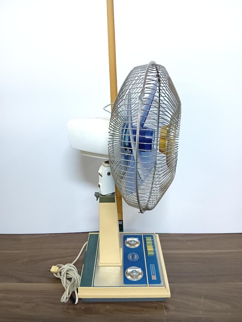 昭和レトロ ブラザー 扇風機 Deluxe Fan 青色 ジャンク品