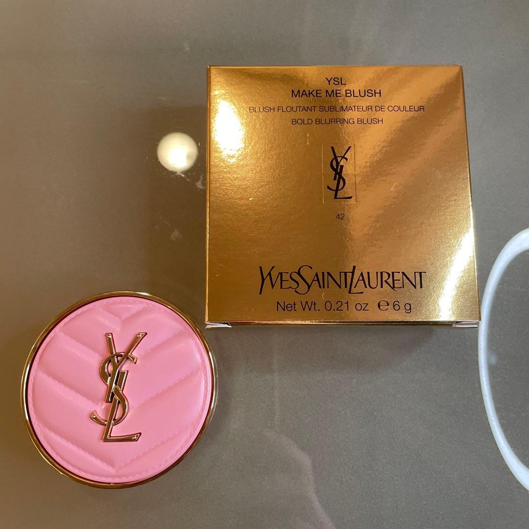 YSL イヴサンローラン メイクミーブラッシュパウダー 42 ベビードールピンク