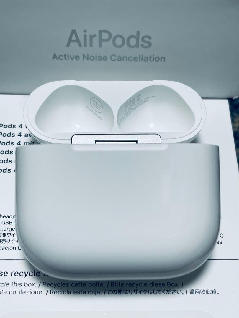 AirPods4第4世代 エアポッツ第四世代充電ケース(ANC 搭載)