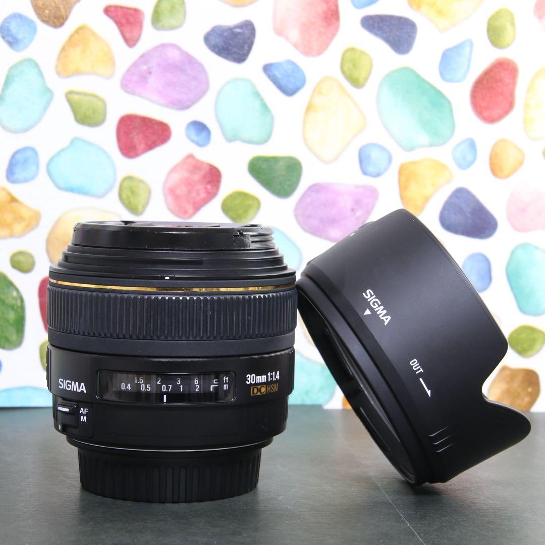 ♥︎◇フード付き ◇SIGMA 30mm F1.4 Canon