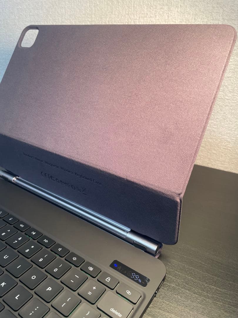 ipad Air、iPad Padキーボード ケース、13、12.9インチ黒い