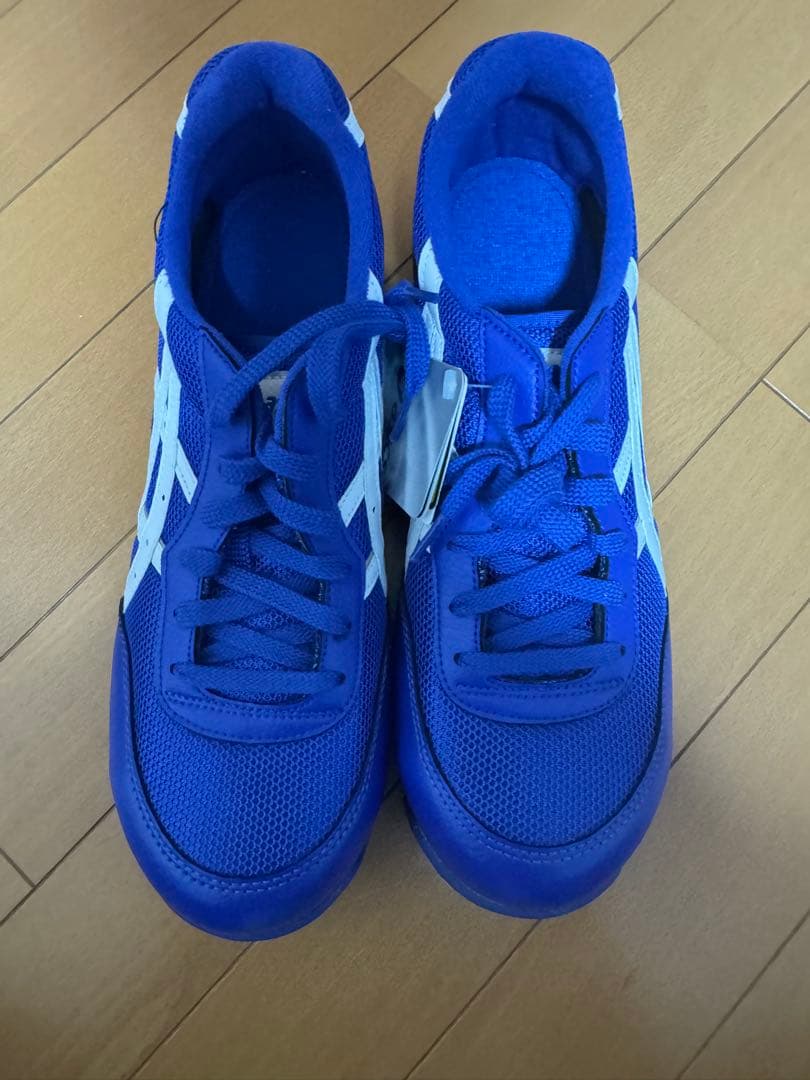 ASICS アシックス 安全靴　ブルー 27cm