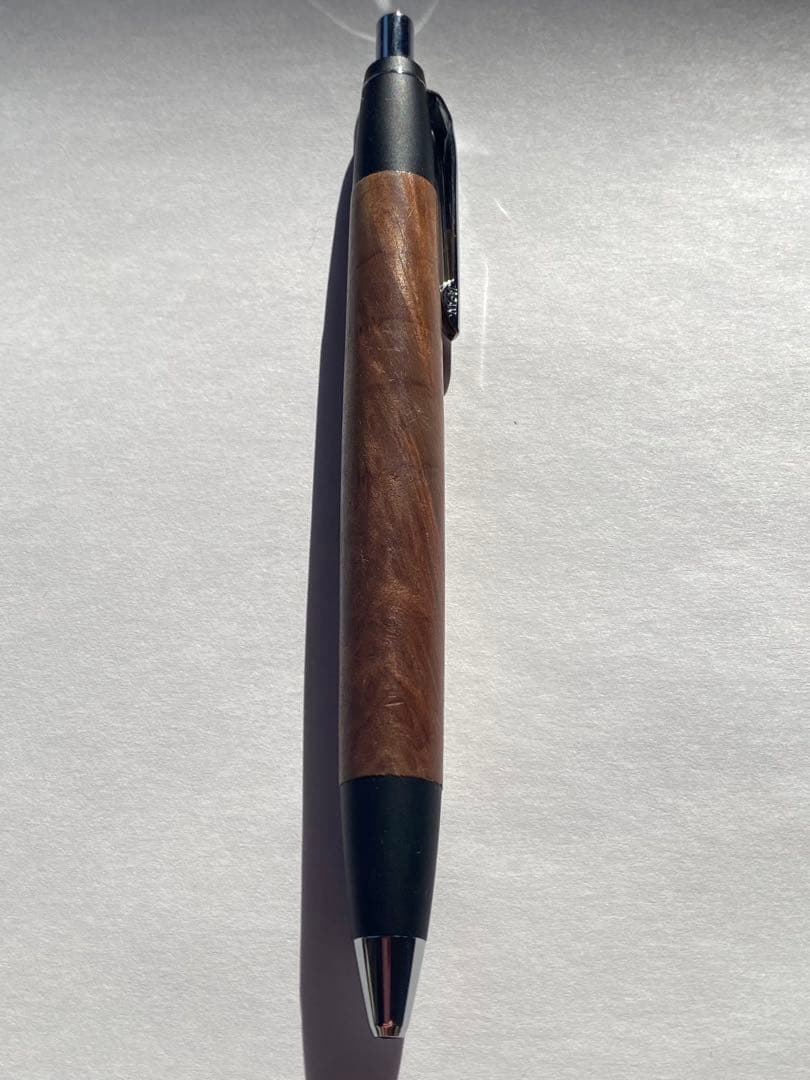 野原工芸　BP/ボールペン　ジャイアントセコイア杢 金具シルバー