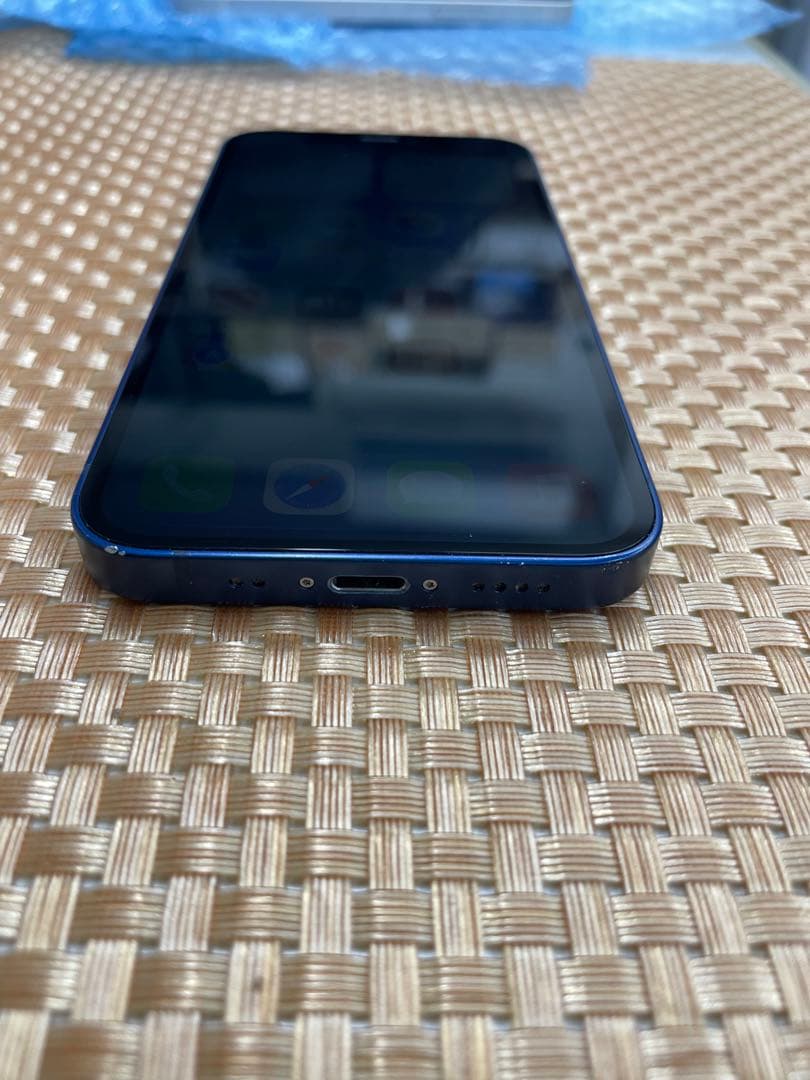iPhone 12mini 128GBブルーSIMフリー【6963】