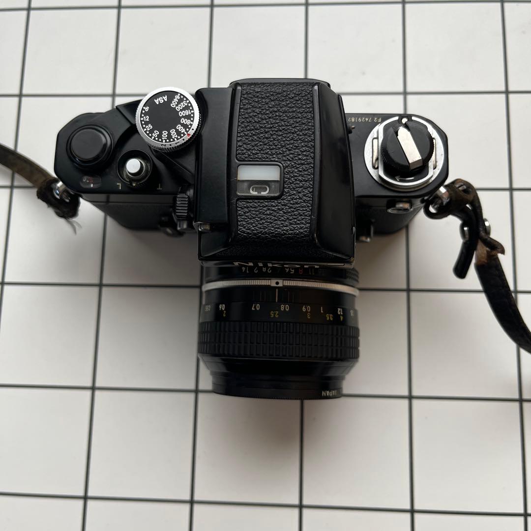 Nikon F2 Photomic+ 50mm F1.4 動作品　カバー付き