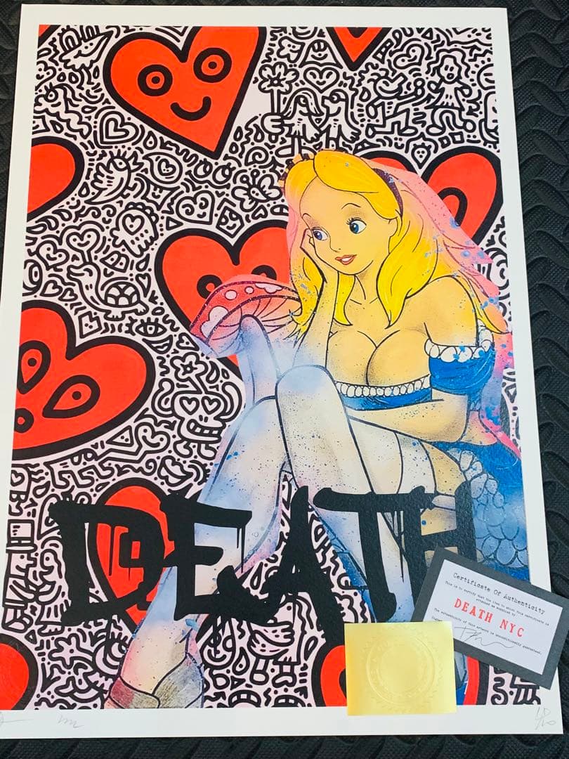 ラスト1 世界限定品100！　正規品DEATH NYC ポップアート