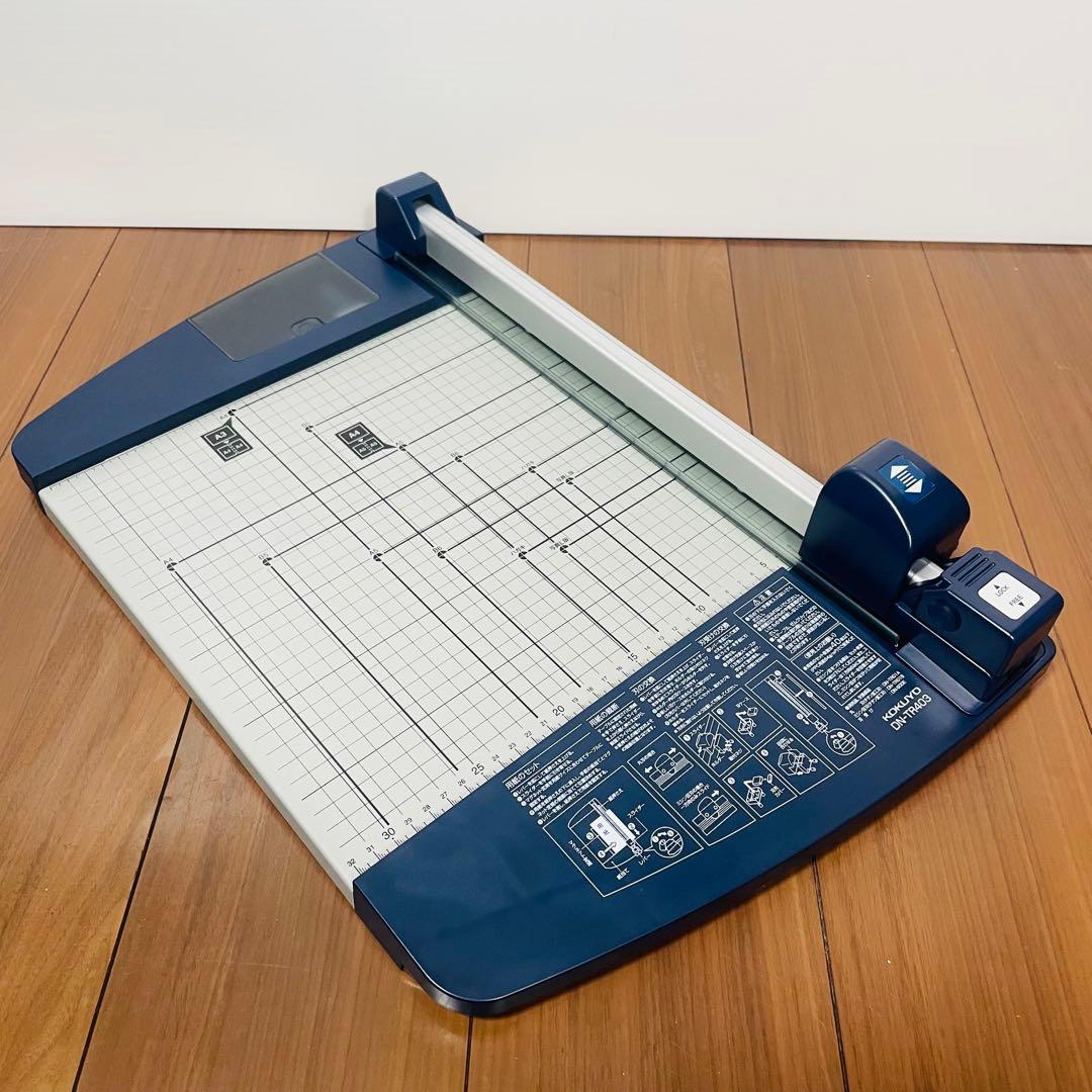 美品　箱付き　KOKUYO DN-TR403 ロータリー式ペーパーカッター