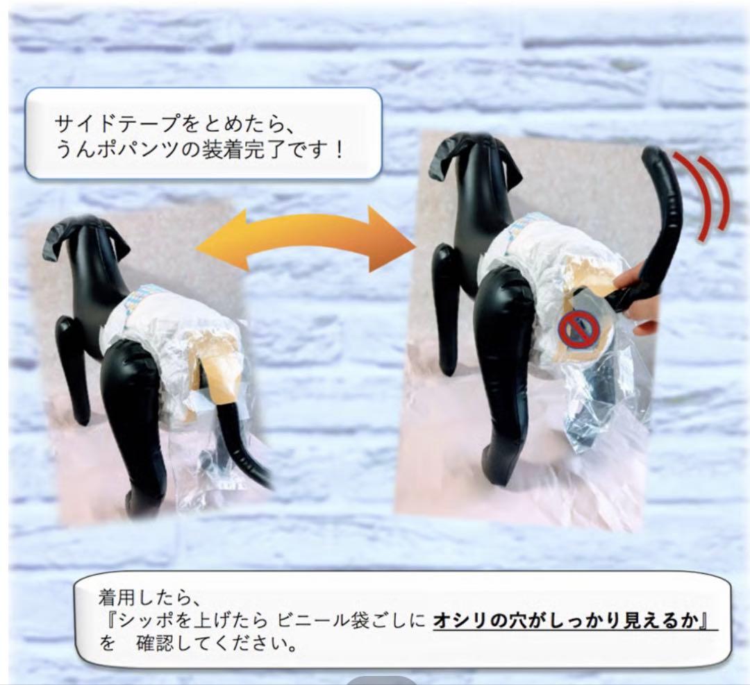 WANCHIうんぽパンツ【Sサイズ】新品未使用　（うんちが取れるオムツ）