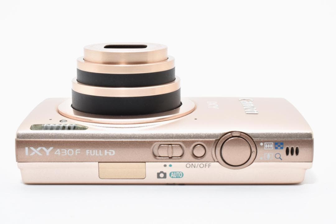 超美品 キヤノン IXY 430Fコンパクトデジタルカメラ ゴールド Canon
