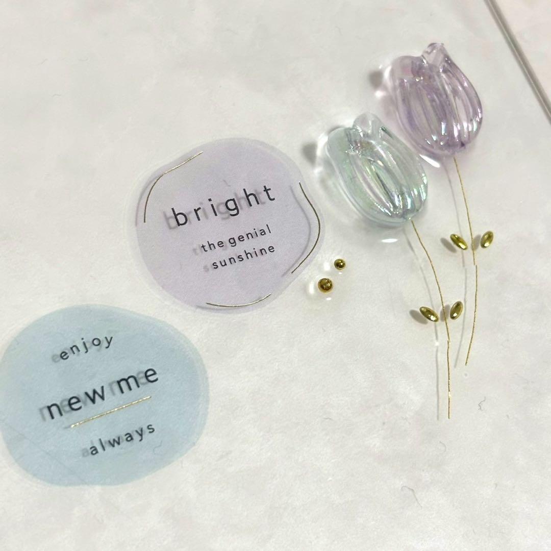 ✨くまくま ✨A6 アクリルレジンバインダー　リング付き×2セット